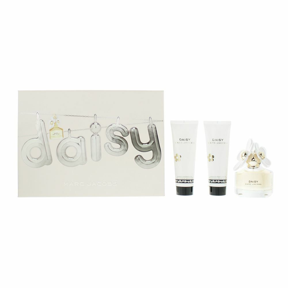 Return - Set - Marc Jacobs Daisy 50ml EDT Spray + 75ml Body Lotion + 75ml Shower Gel for Women