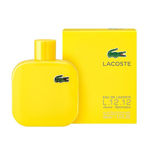 Damage - Lacoste L.12.12 Jaune 100ml EDT Spray (Optimistic) For Men