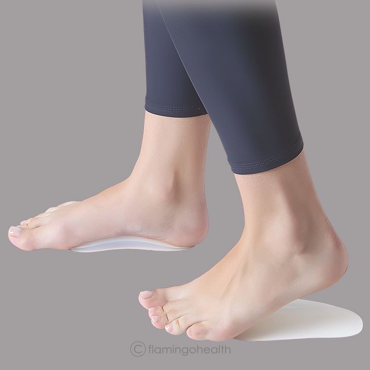 Flamingo Gel Medial Foot Arch Support in Pair - Flatfoot Corrector
