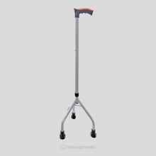 Load image into Gallery viewer, Flamingo Metal Base Tripod Walking Stick Adjustable Height Cane
